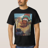 Taos Indian Holding a Water Jug van Blumenschein T-shirt (Voorkant)