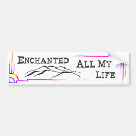 TAOS MOUNTAINS BUMPER STICKER