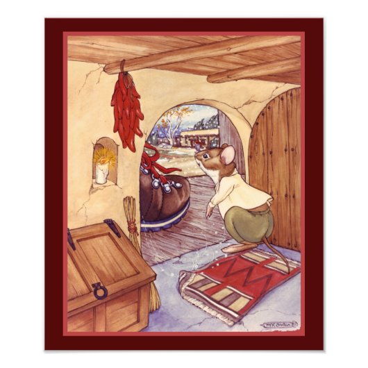 Taos Mouse Foto Afdruk (Voorkant)