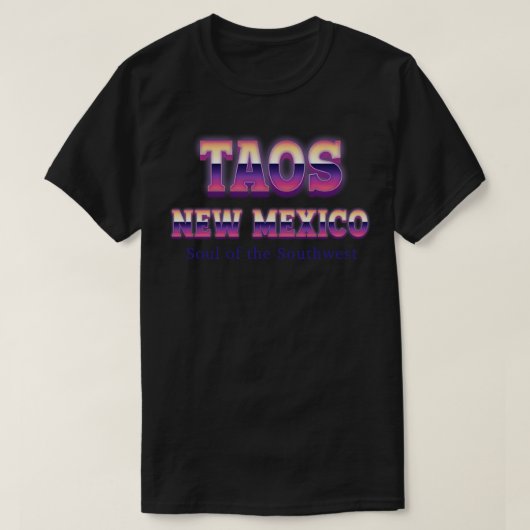 Taos New Mexico 2 T-shirt (Design voorkant)