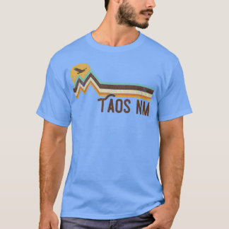 Taos New Mexico 70s 80s Retro Style Distre T-shirt