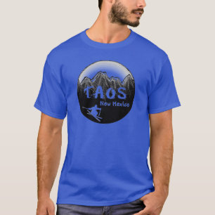 Taos New Mexico artistieke skier T-shirt