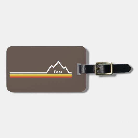 Taos, New Mexico Bagagelabel (Voorkant horizontaal)