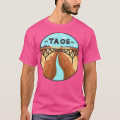 Taos New Mexico - Dag Honkbal Sleeve T-shirt (Voorkant)