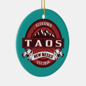 Taos New Mexico East 1934 Christmas Ornament (Rechts)