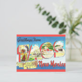 Taos New Mexico Groet Briefkaart (Staand voorkant)