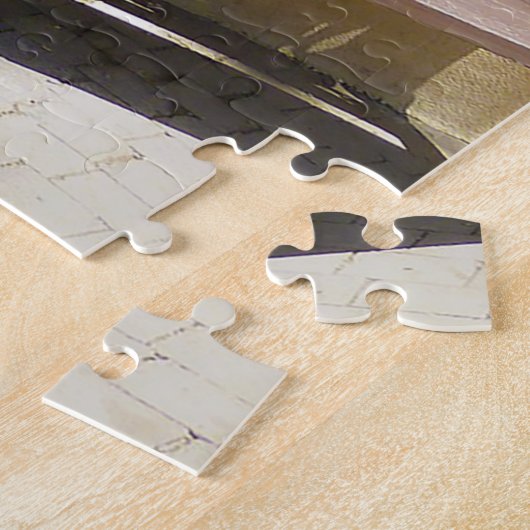 Taos New Mexico.kerstbegroetingen Legpuzzel (Zijkant)