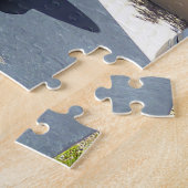 Taos New Mexico.Kerstgroet Legpuzzel (Zijkant)