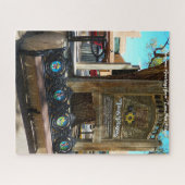 Taos New Mexico.Kerstgroeten Legpuzzel (Horizontaal)