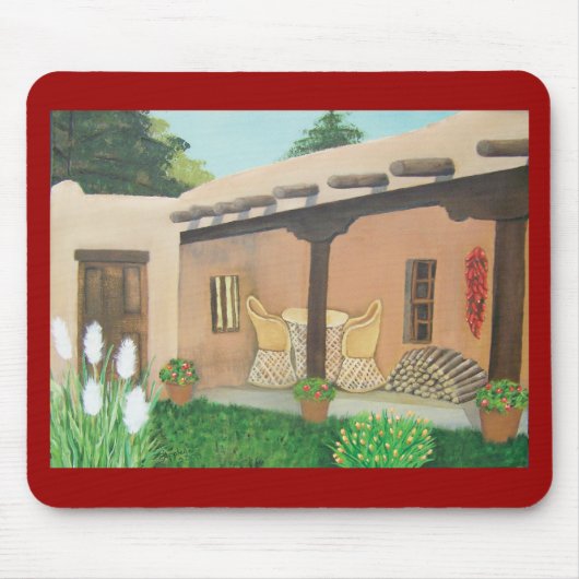 Taos, New Mexico Patio Mousepad Muismat (Voorkant)