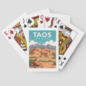  Taos New Mexico Pokerkaarten (Achterkant)