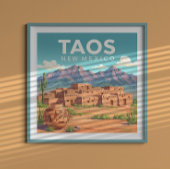  Taos New Mexico Poster