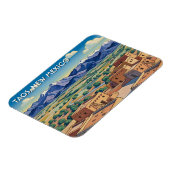 Taos New Mexico Reizen Magneet (Linkerzijde)