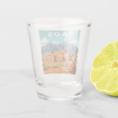 Taos New Mexico Shot Glas (Achterkant)