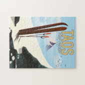 Taos New Mexico skiposter Legpuzzel (Horizontaal)