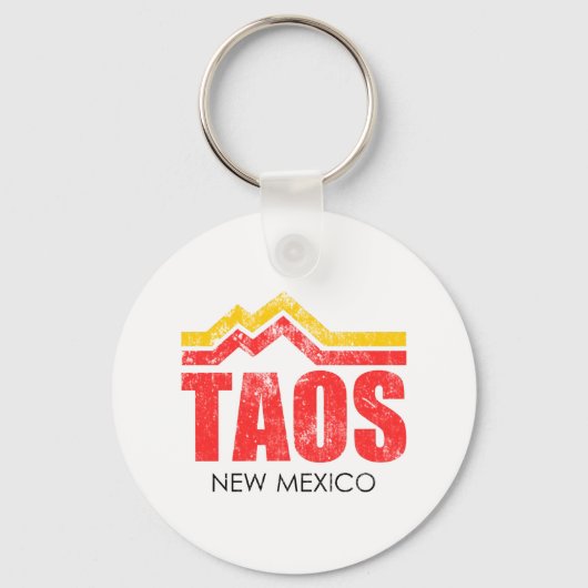 Taos New Mexico Sleutelhanger (Voorkant)