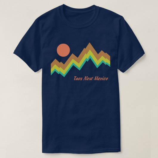 Taos New Mexico T-shirt (Design voorkant)