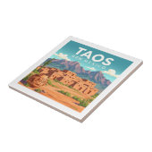  Taos New Mexico Tegeltje (Zijkant)