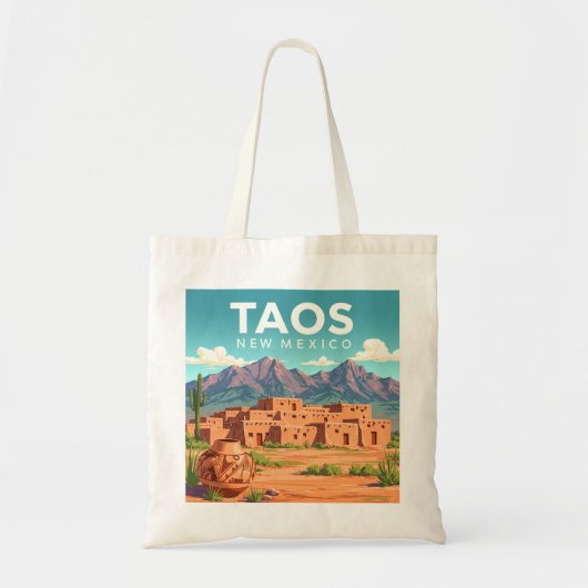 Taos New Mexico Tote Bag (Voorkant)