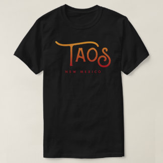 Taos New Mexico Typografisch Ontwerp T-shirt
