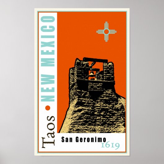 Taos, New Mexico, Verenigde Staten Poster (Voorkant)