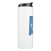 Taos New Mexico Wood Grain Thermosbeker (Gedraaid links)