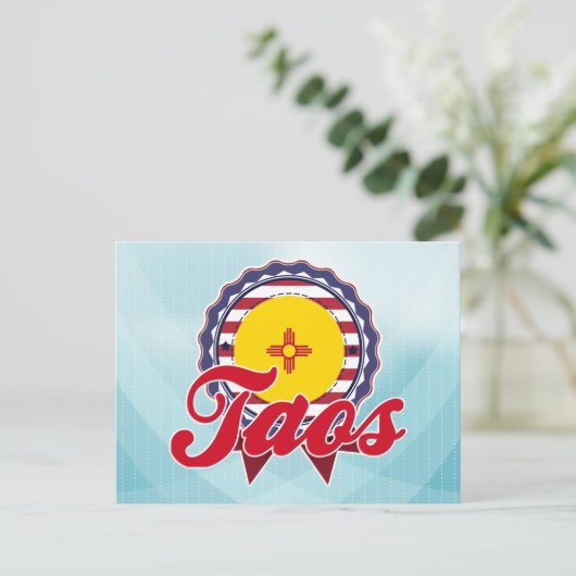 Taos, NM Briefkaart (Staand voorkant)