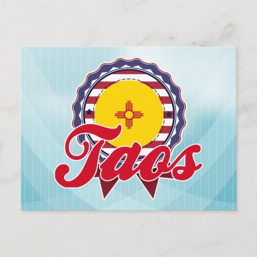 Taos, NM Briefkaart (Voorkant)