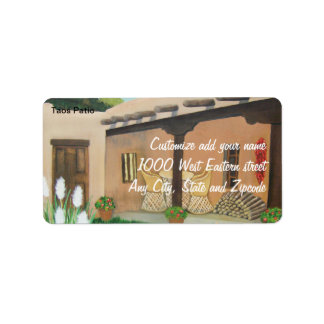 Taos Patio ~ Landschap Etiket