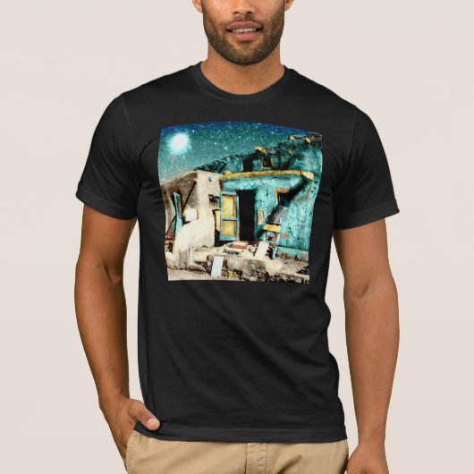 TAOS PUEBLO ALTERED PHOTO T-SHIRT (Voorkant)