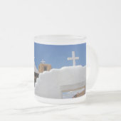 Taos Pueblo Church heeft koffie-Mok geblokkeerd Matglas Koffiemok (Voorkant rechts)
