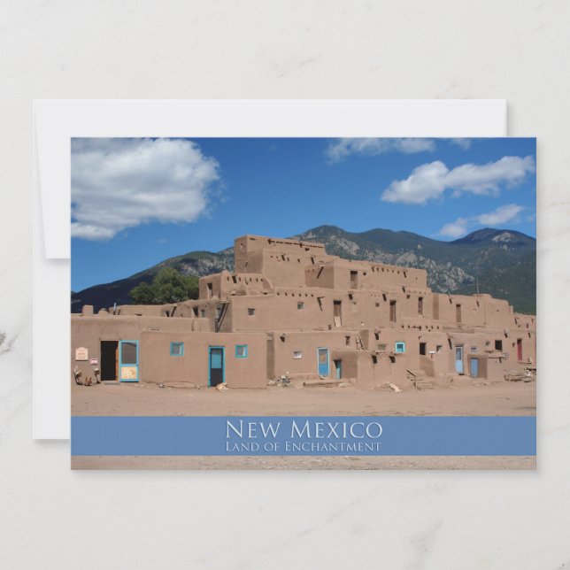 Taos Pueblo, New Mexico (Voorkant)