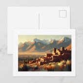 Taos Pueblo New Mexico Briefkaart (Voorkant / Achterkant)