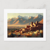 Taos Pueblo New Mexico Briefkaart (Voorkant)