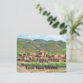 Taos Pueblo, New Mexico Briefkaart (Staand voorkant)