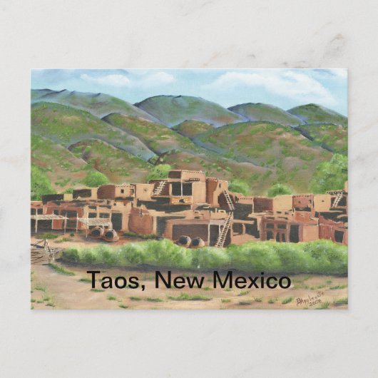 Taos Pueblo, New Mexico Briefkaart (Voorkant)