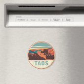 Taos Pueblo New Mexico Magneet (Insitu (Vaatwasser))