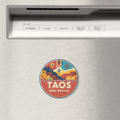 Taos Pueblo New Mexico Magneet (Insitu (Vaatwasser))