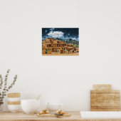 Taos Pueblo, New Mexico Poster (Keuken)