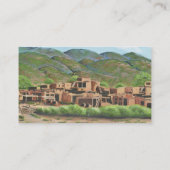 Taos Pueblo, New Mexico Visitekaartje (Achterkant)
