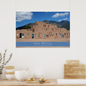 Taos Pueblo Poster (Keuken)