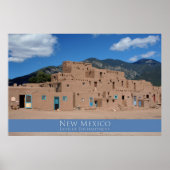 Taos Pueblo Poster (Voorkant)