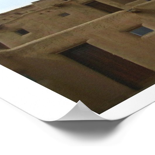 Taos Pueblo Poster (Hoek)