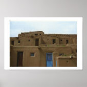 Taos Pueblo Poster (Voorkant)