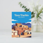 Taos Pueblo VS Briefkaart (Staand voorkant)
