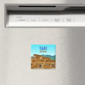 Taos Pueblos New Mexico Magneet (Insitu (Vaatwasser))
