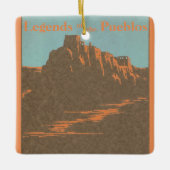  Taos Pueblos New Mexico, Reis Poster Kunst Keramisch Ornament (Voorkant)