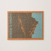  Taos Pueblos New Mexico, Reis Poster Kunst Legpuzzel (Horizontaal)