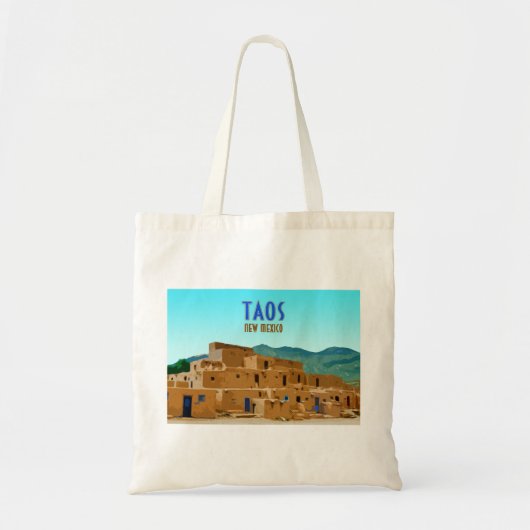 Taos Pueblos New Mexico  Tote Bag (Voorkant)