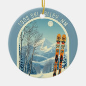 Taos Ski Valley New Mexico ski souvenir  Keramisch Ornament (Voorkant)